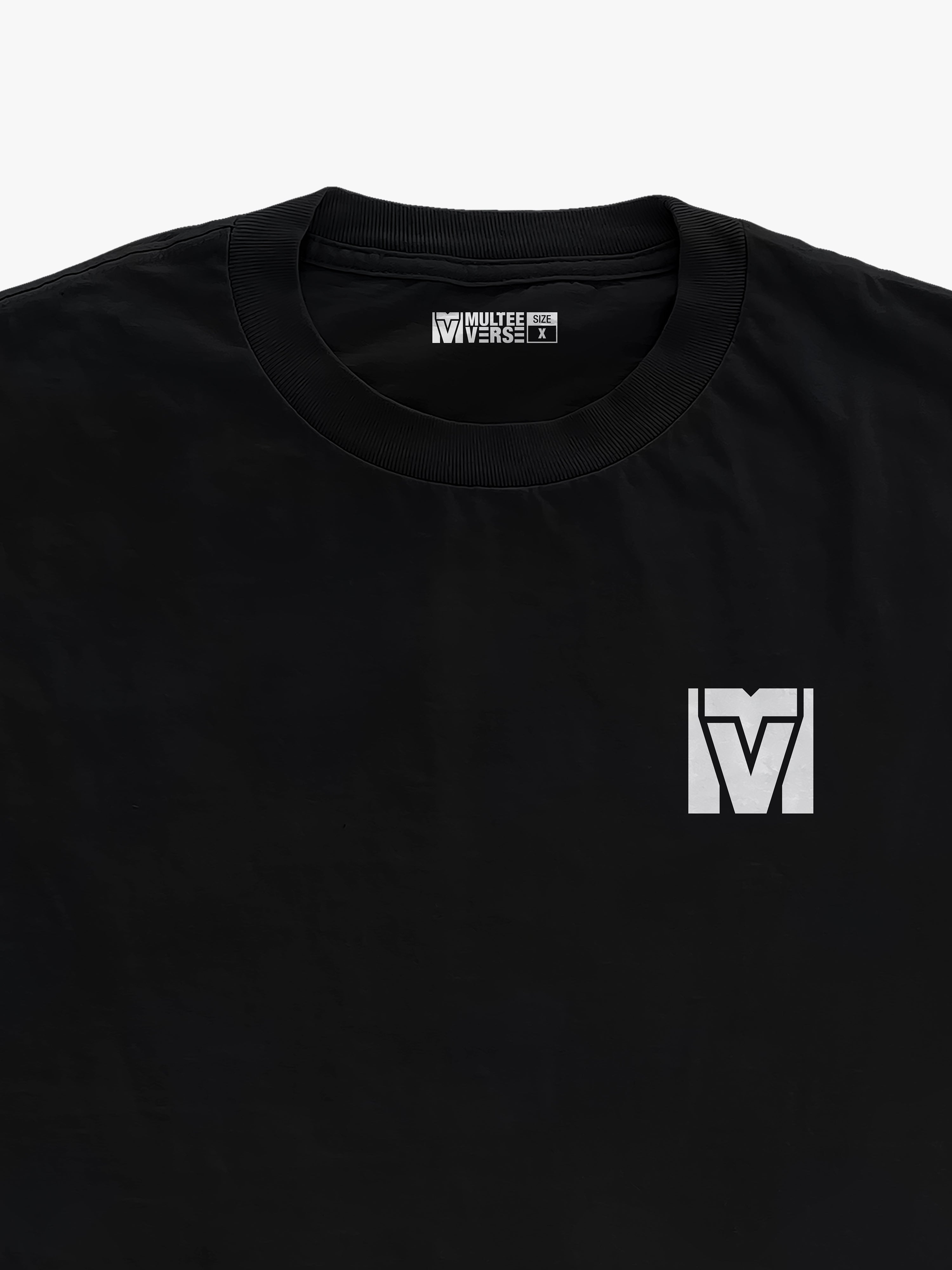 MULTEEVERSE M-BLEM GENESIS T-SHIRT - BLACK