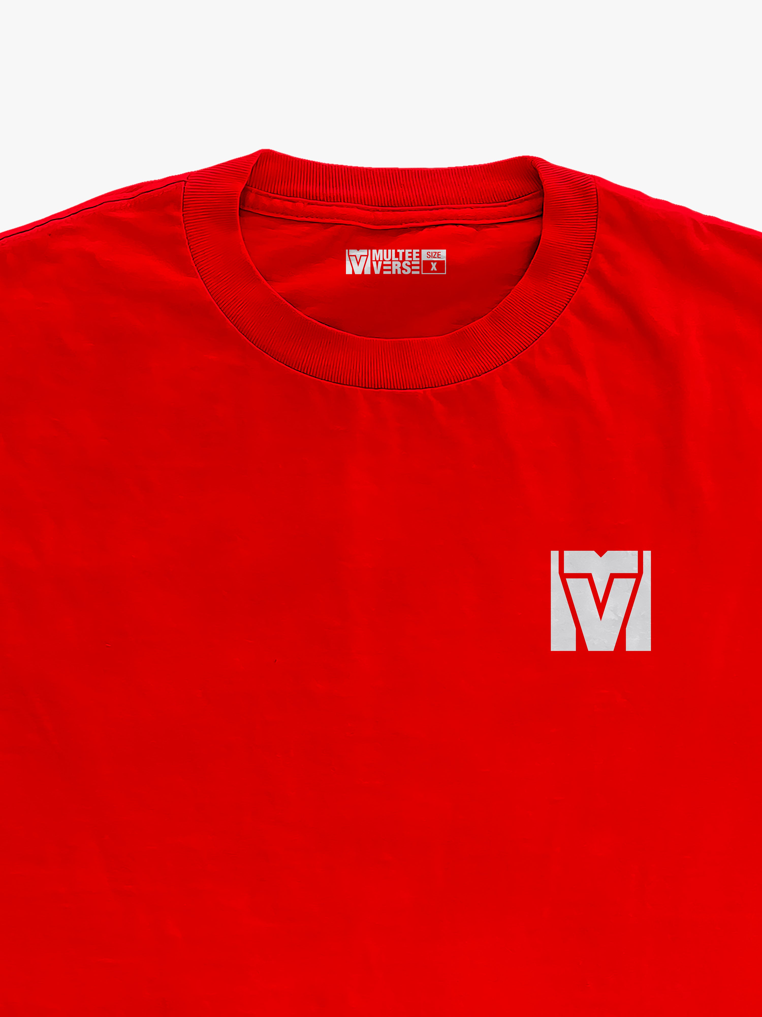 MULTEEVERSE M-BLEM GENESIS T-SHIRT - RED